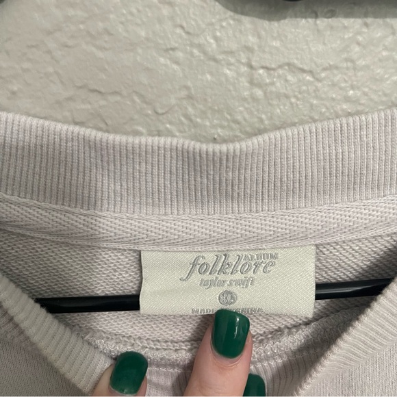 folklore cropped sweatshirt - Picture 2 of 3